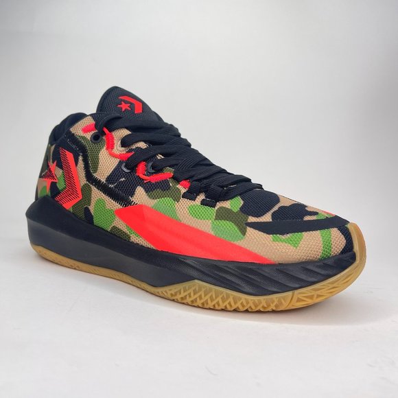 Converse All Star BB Jet Camo Black Green Basketball Mens 9 Wmns 10.5 172665C